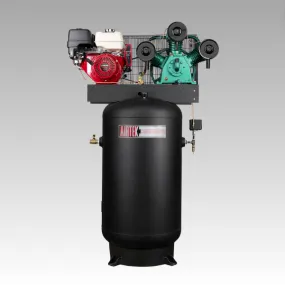 13 HP 80 Gallons Double Stage Vertical Gas Industrial Air Compressor