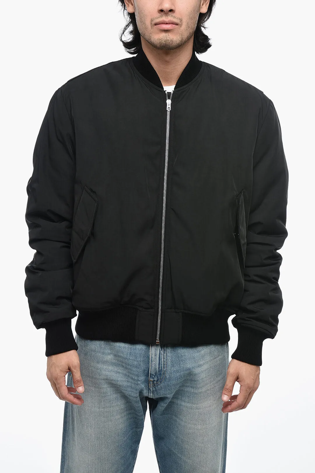 1989 Studio Padded Bomber with Embossed Logo