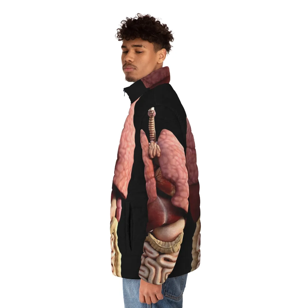 3D Internal Organs Puffer Jacket: A Unique Anatomical Fashion Statement