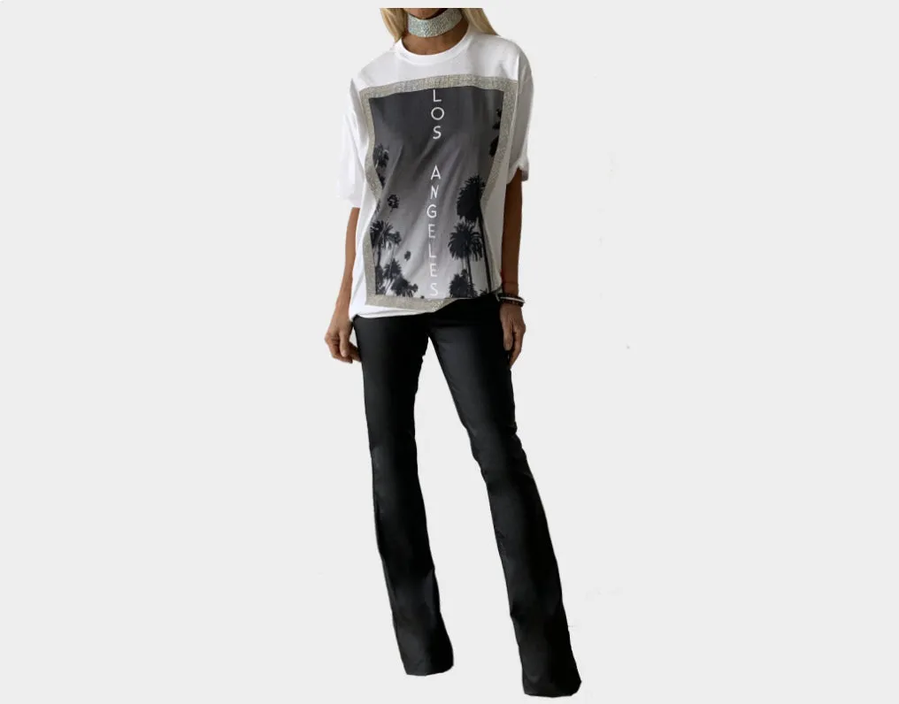 4. White Diamond T-Shirt - The Milano