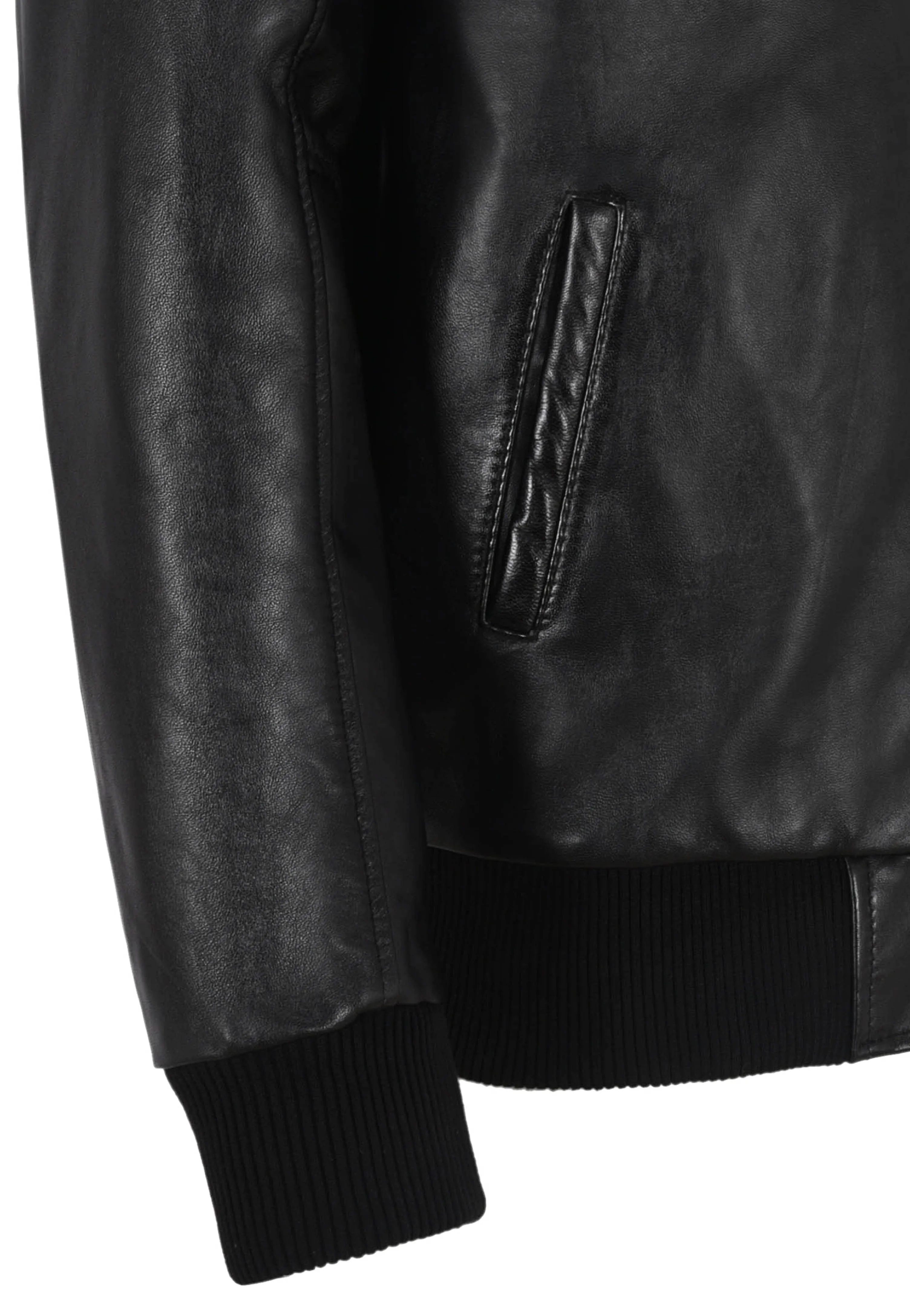 70's Classic Men's Leather Bomber Jacket