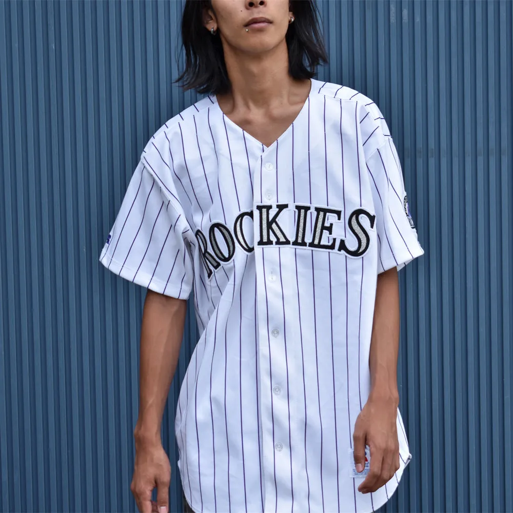 90’s RUSSELL ATHLETIC MLB Colorado Rockies ベースボールシャツ USA製 231005