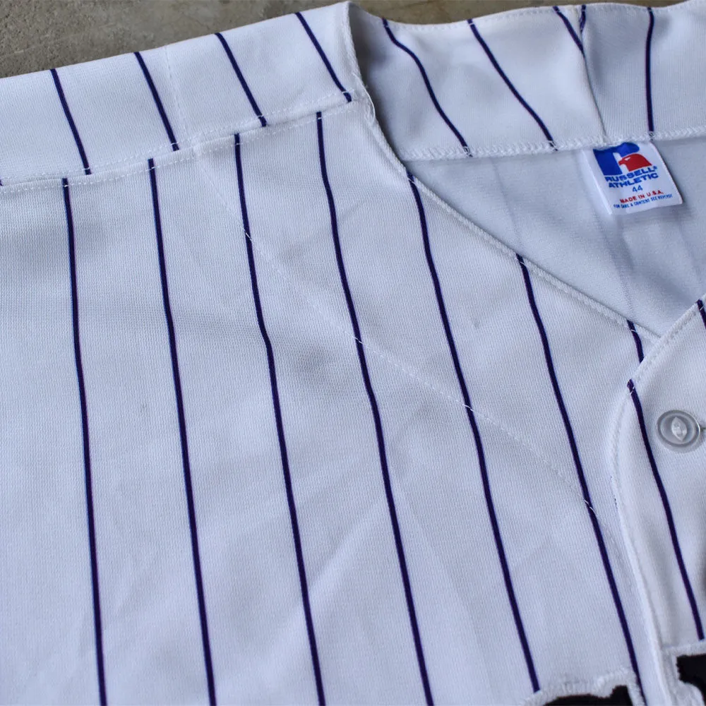 90’s RUSSELL ATHLETIC MLB Colorado Rockies ベースボールシャツ USA製 231005