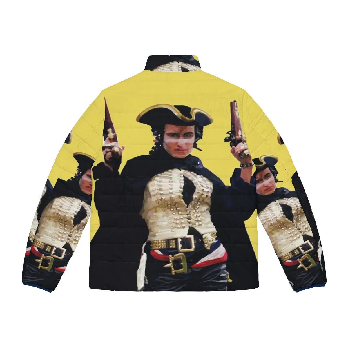 Adam Ant Stand and Deliver Puffer Jacket - Iconic 80s Punk Style