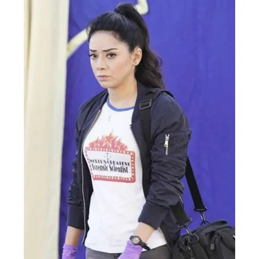 Aimee Garcia Satin Jacket