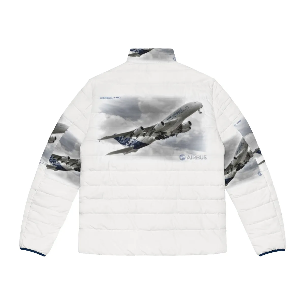 Airbus A380 Inspired Puffer Jacket - Aviation Enthusiast Gear