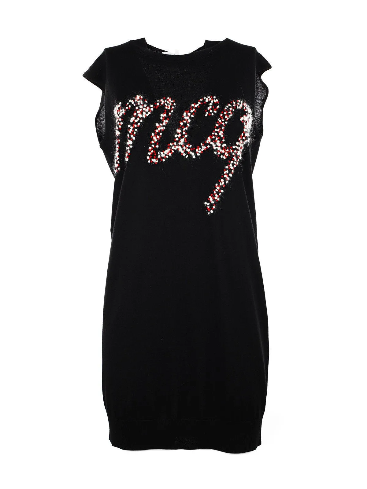 Alexander McQueen knit logo dress