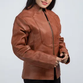 Alison Brown Leather Jacket