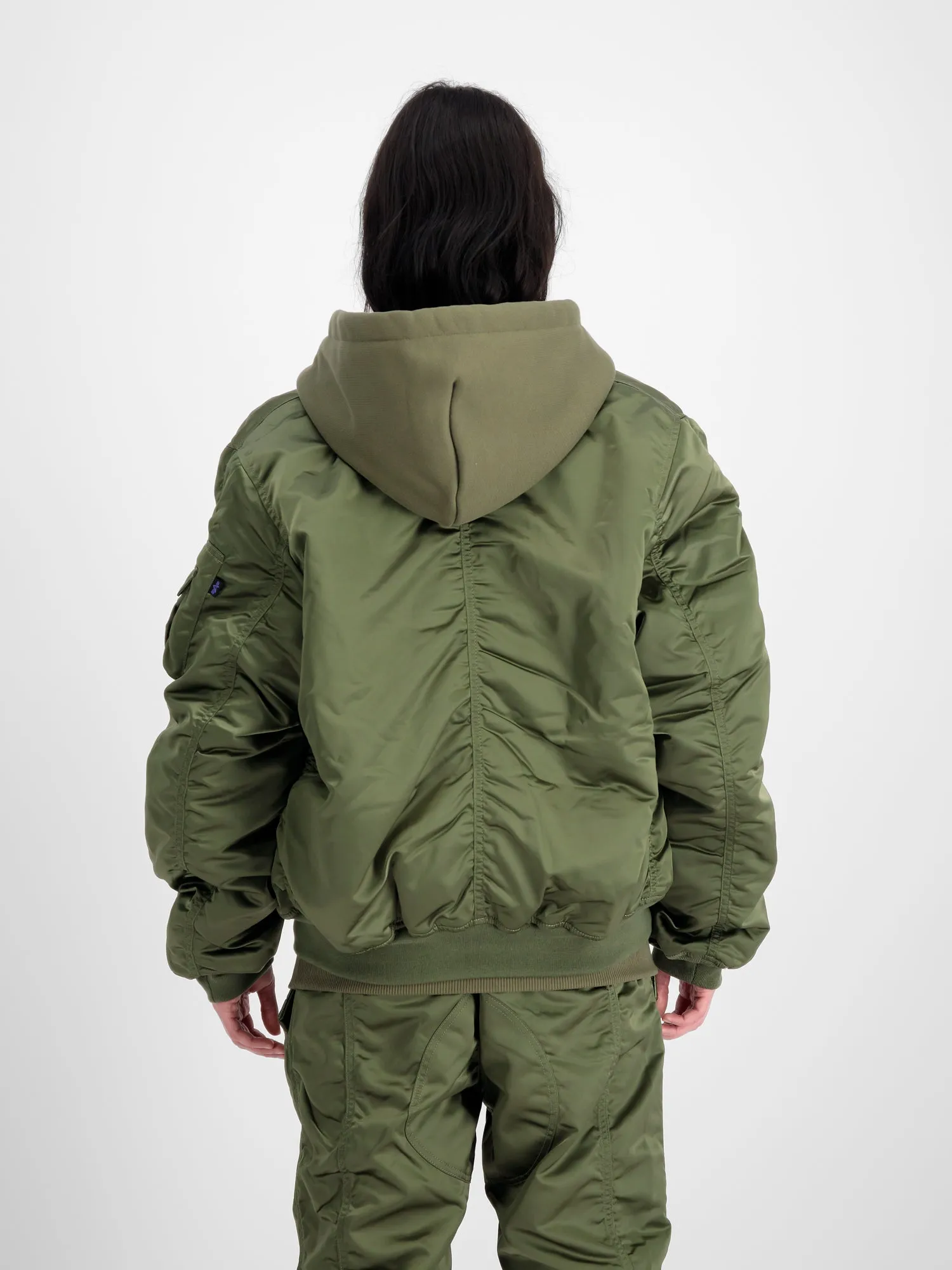 Alpha Industries UV MA-1 Bomber Jacket - Sage Green