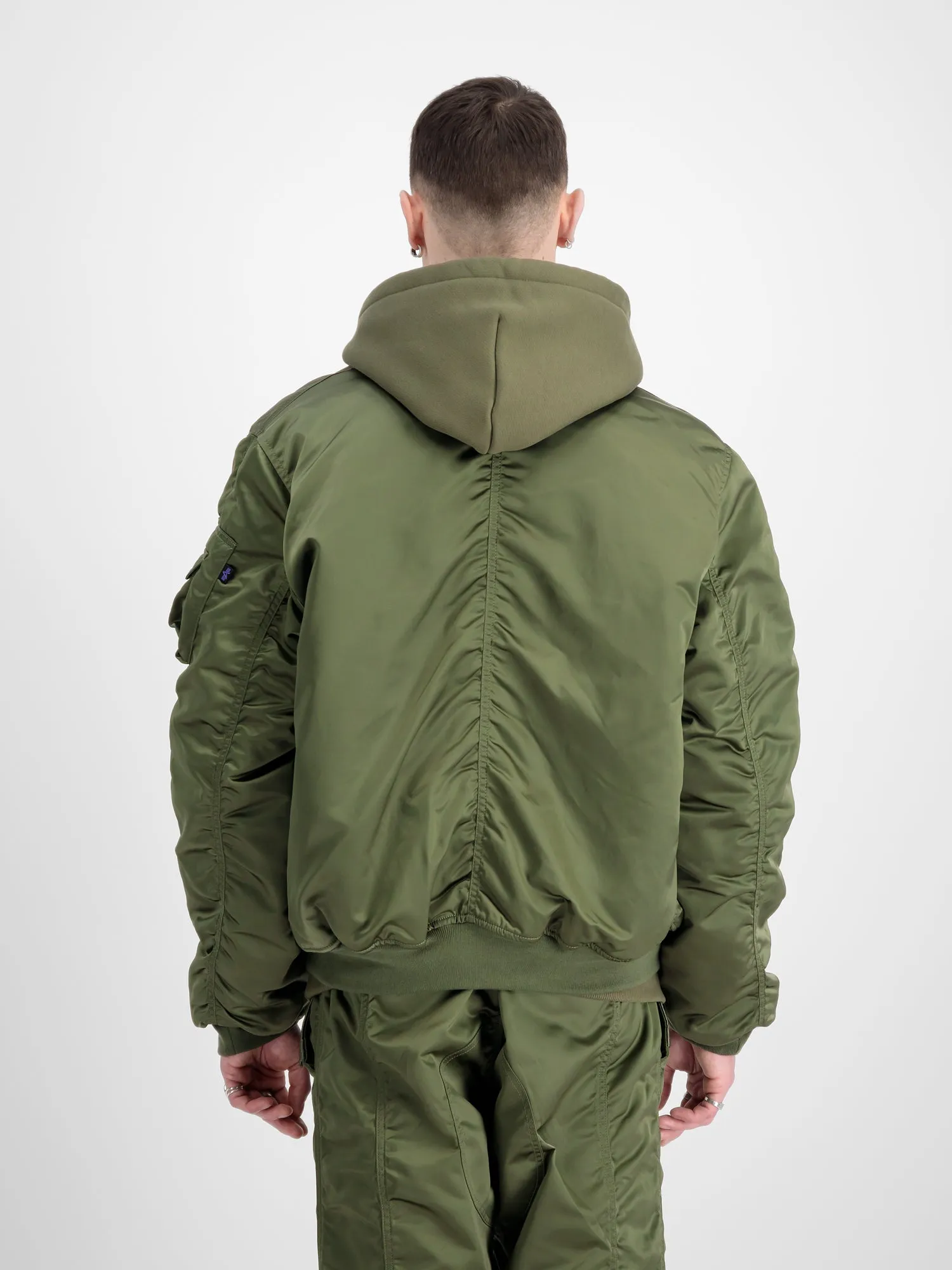 Alpha Industries UV MA-1 Bomber Jacket - Sage Green