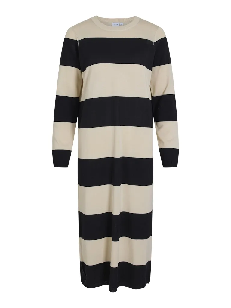 Amanda Knit Dress (Birch/Black)