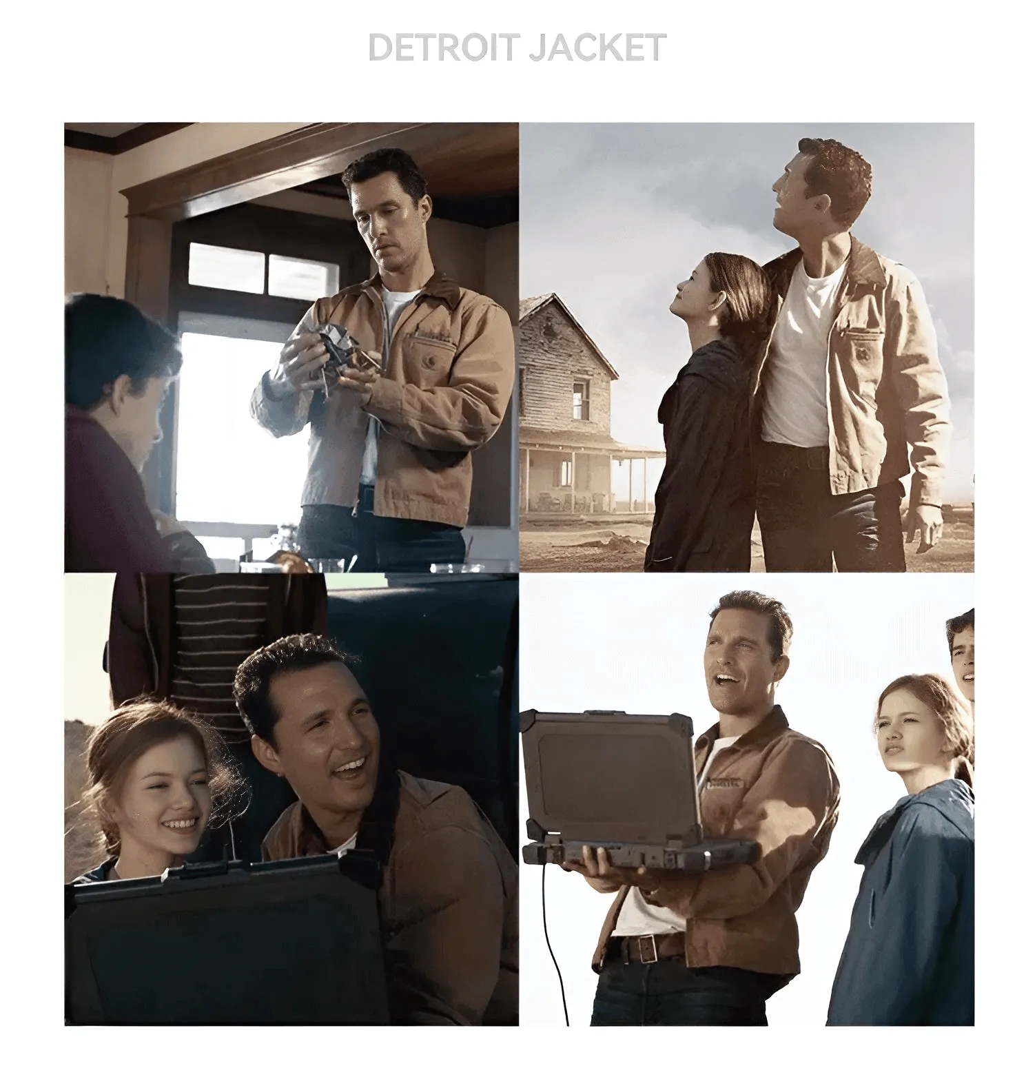 American Retro Canvas Jacket Men's "Detroit Jacket"