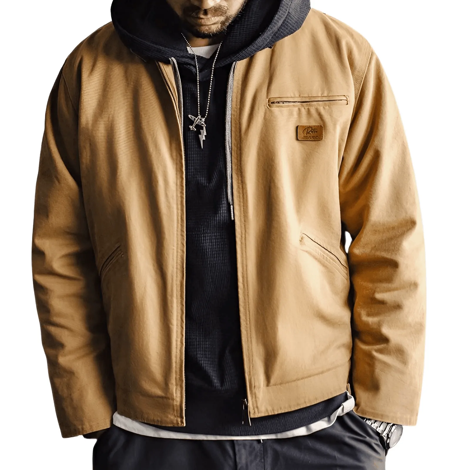 American Retro Canvas Jacket Men's "Detroit Jacket"