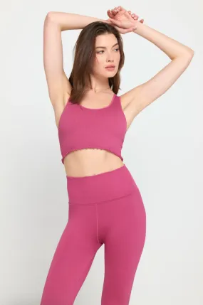 Amor Crop Tank Pink Haze