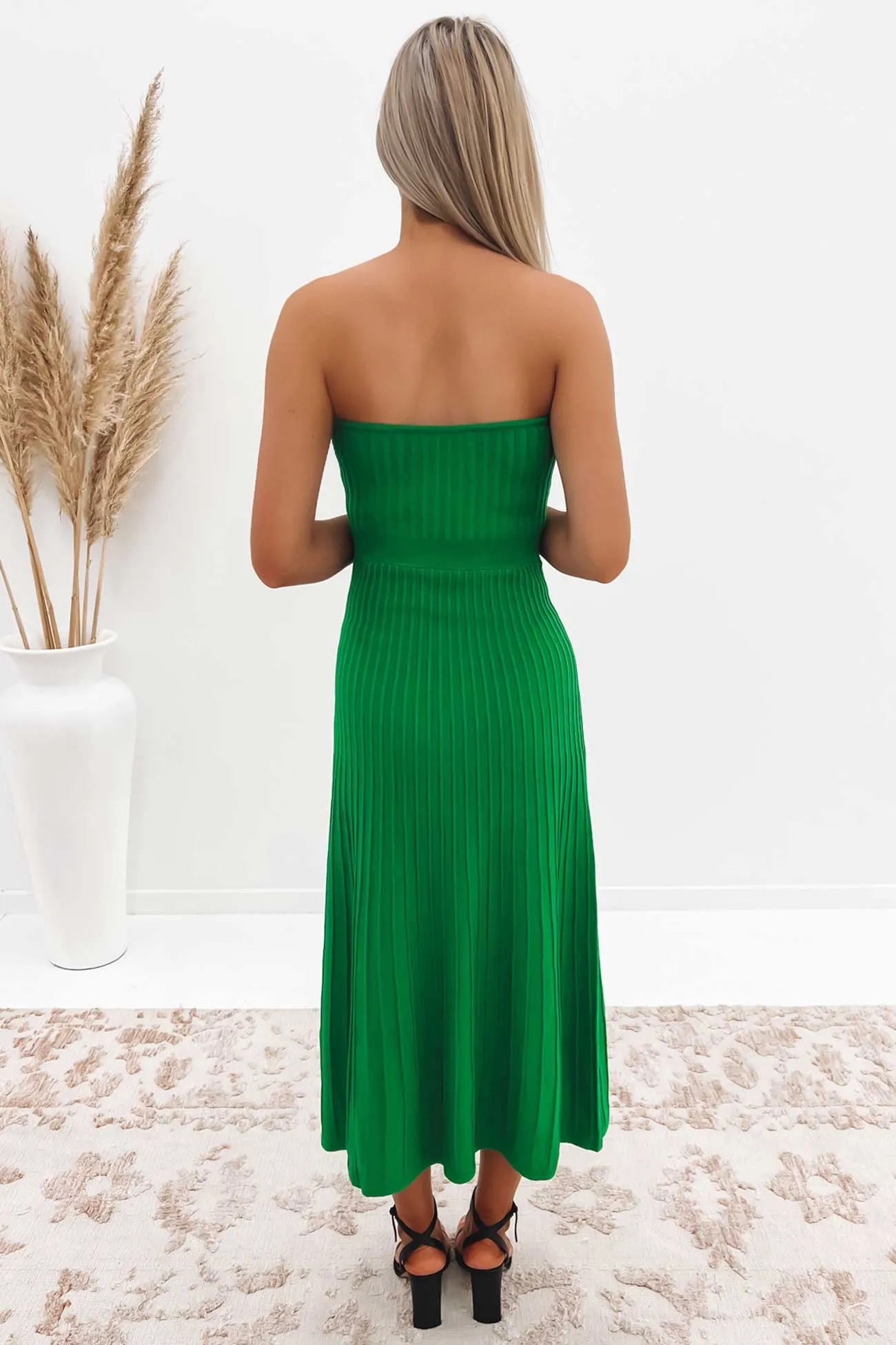 Asher Midi Dress Green