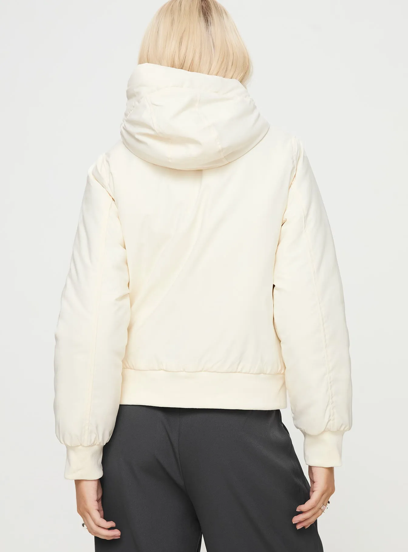 Battle Hooded Jacket Cream