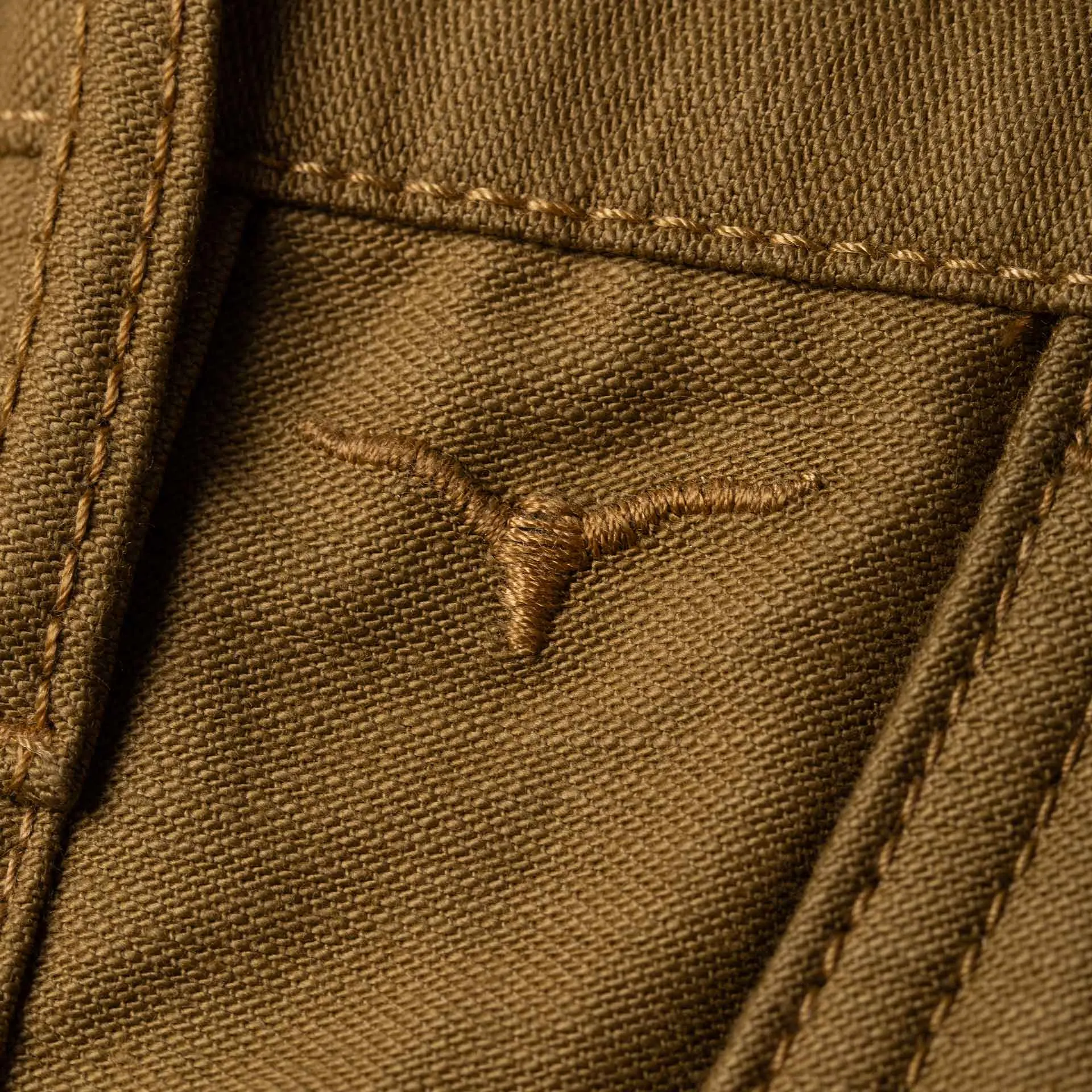 BC-03 STRAIGHT CHINO 10 oz. golden brown military twill [CORE]