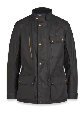 Belstaff Waymaster Technical Waxed Motorcycle Jacket - Black