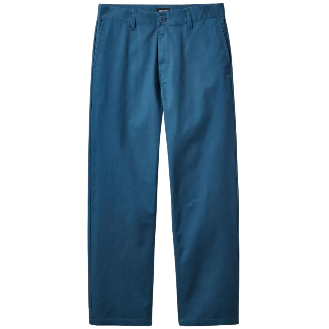 Brixton Choice Chino Pant - Relaxed Fit - Indie Teal