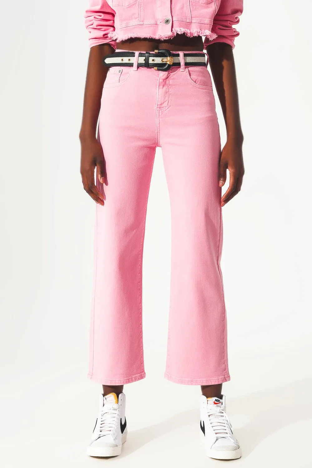 Bubblegum Denim Pants