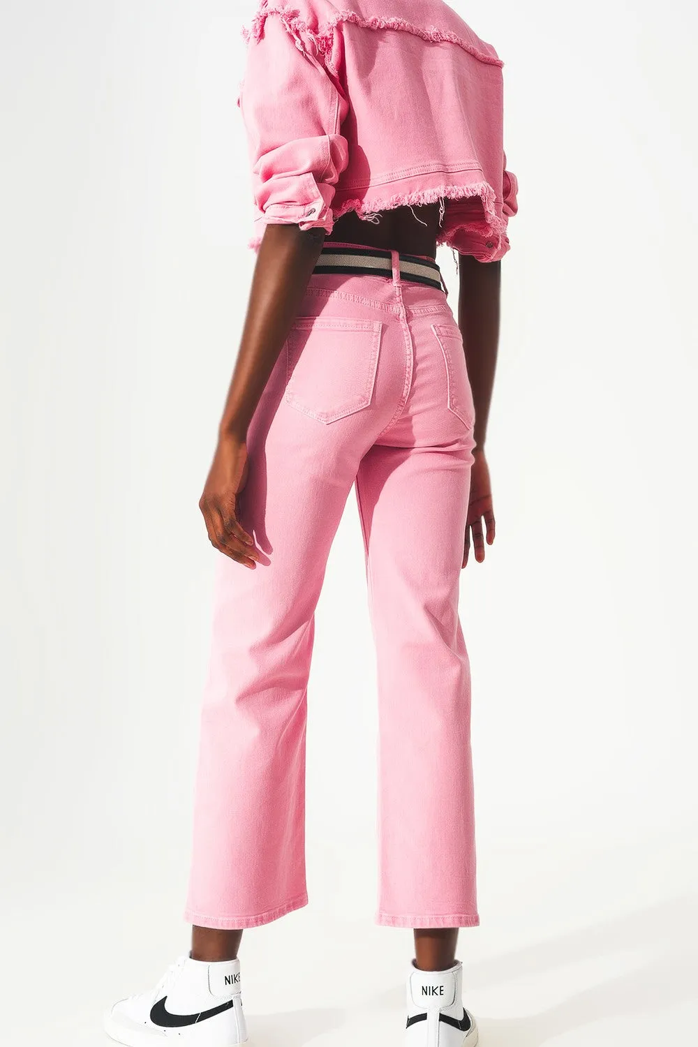 Bubblegum Denim Pants