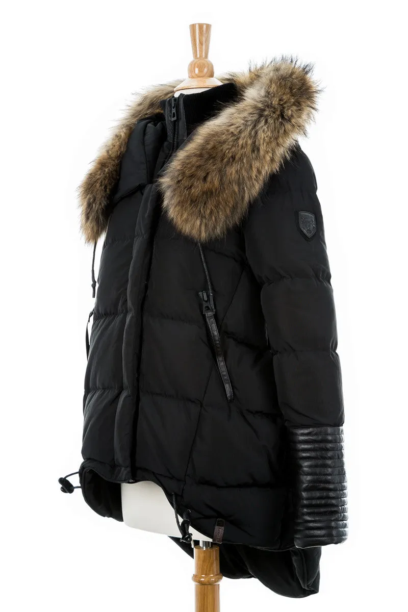 Chapais Down Puffer With Fur Trim