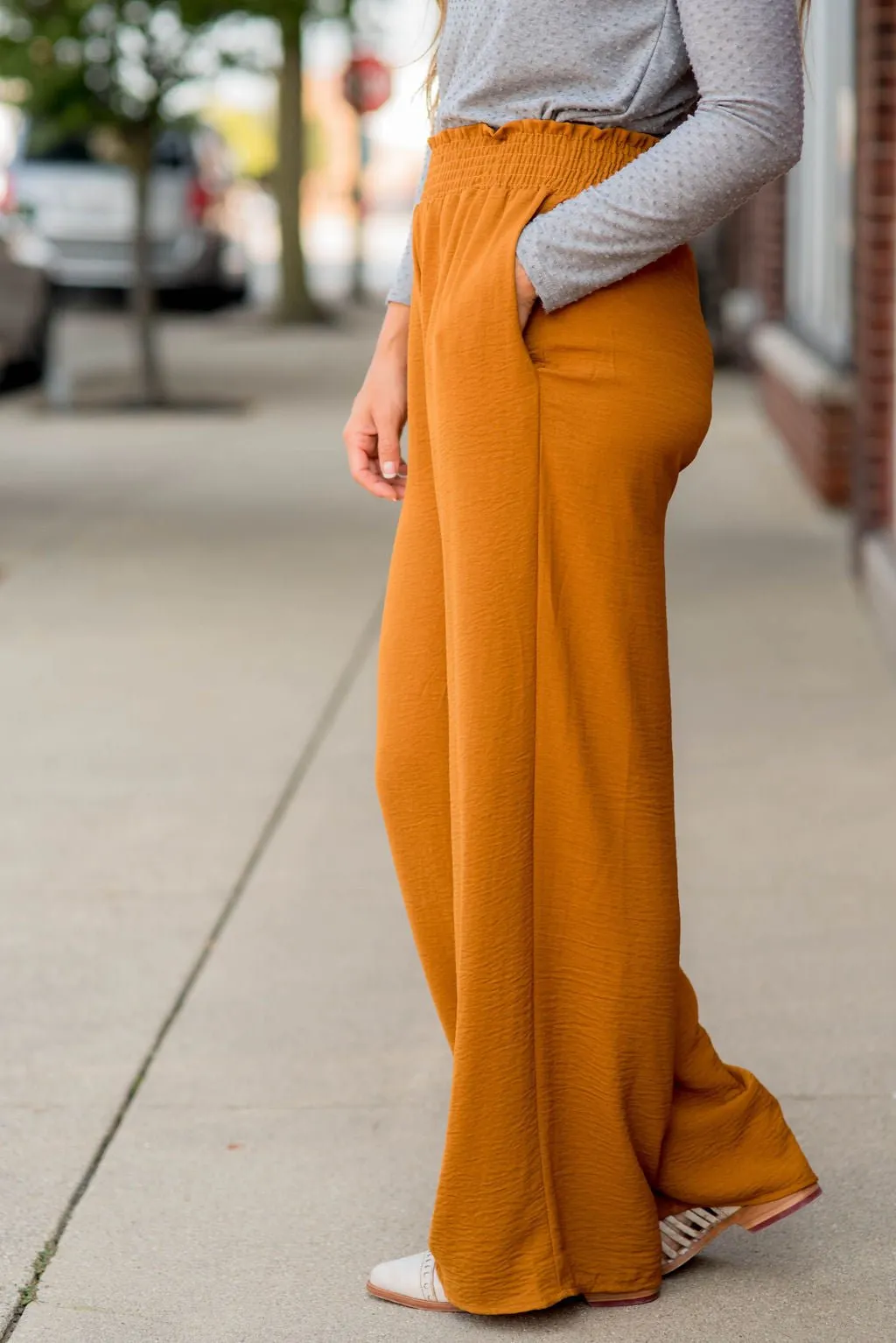 Cinched Waist Pants