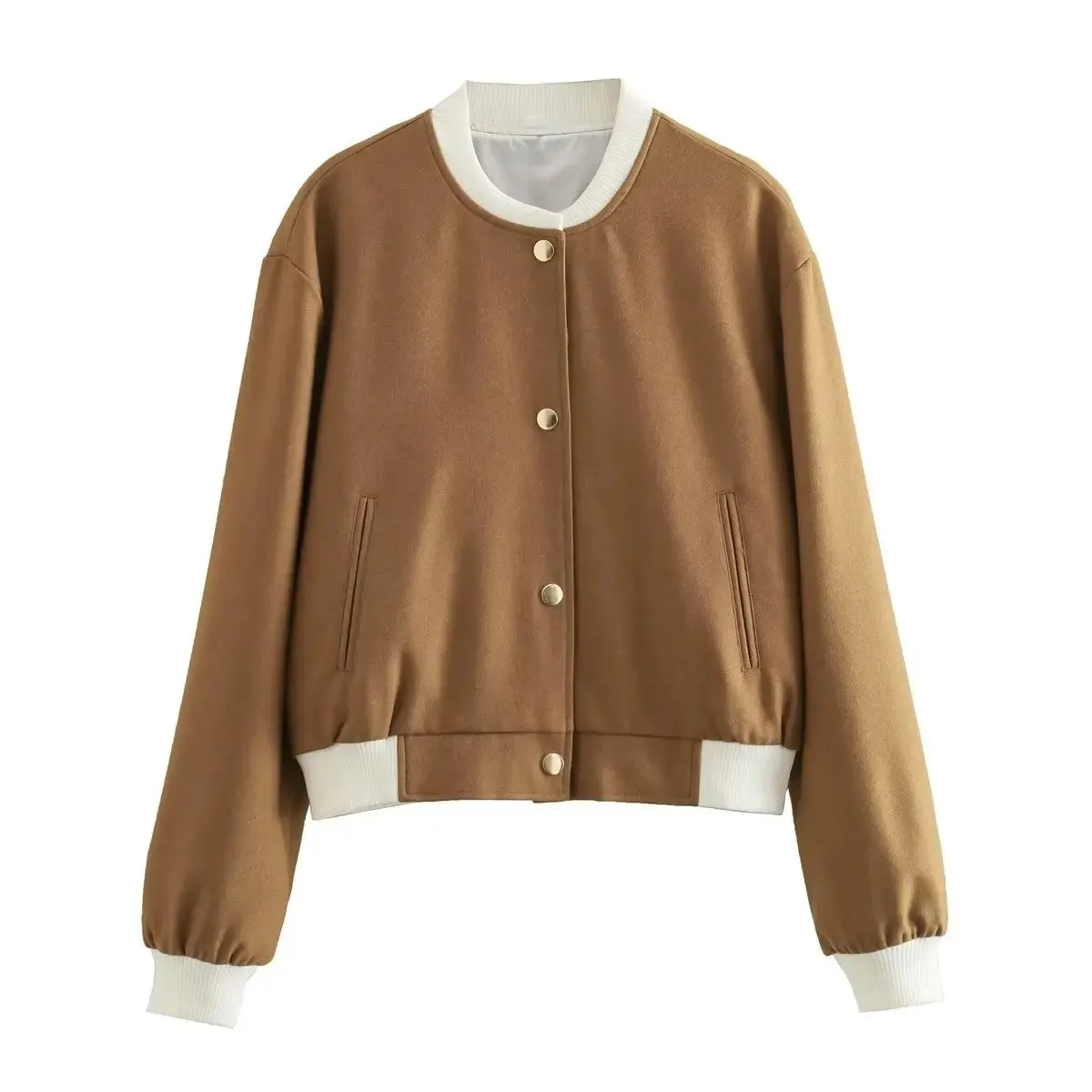 Classic Camel Bomber Lightweight Jacket