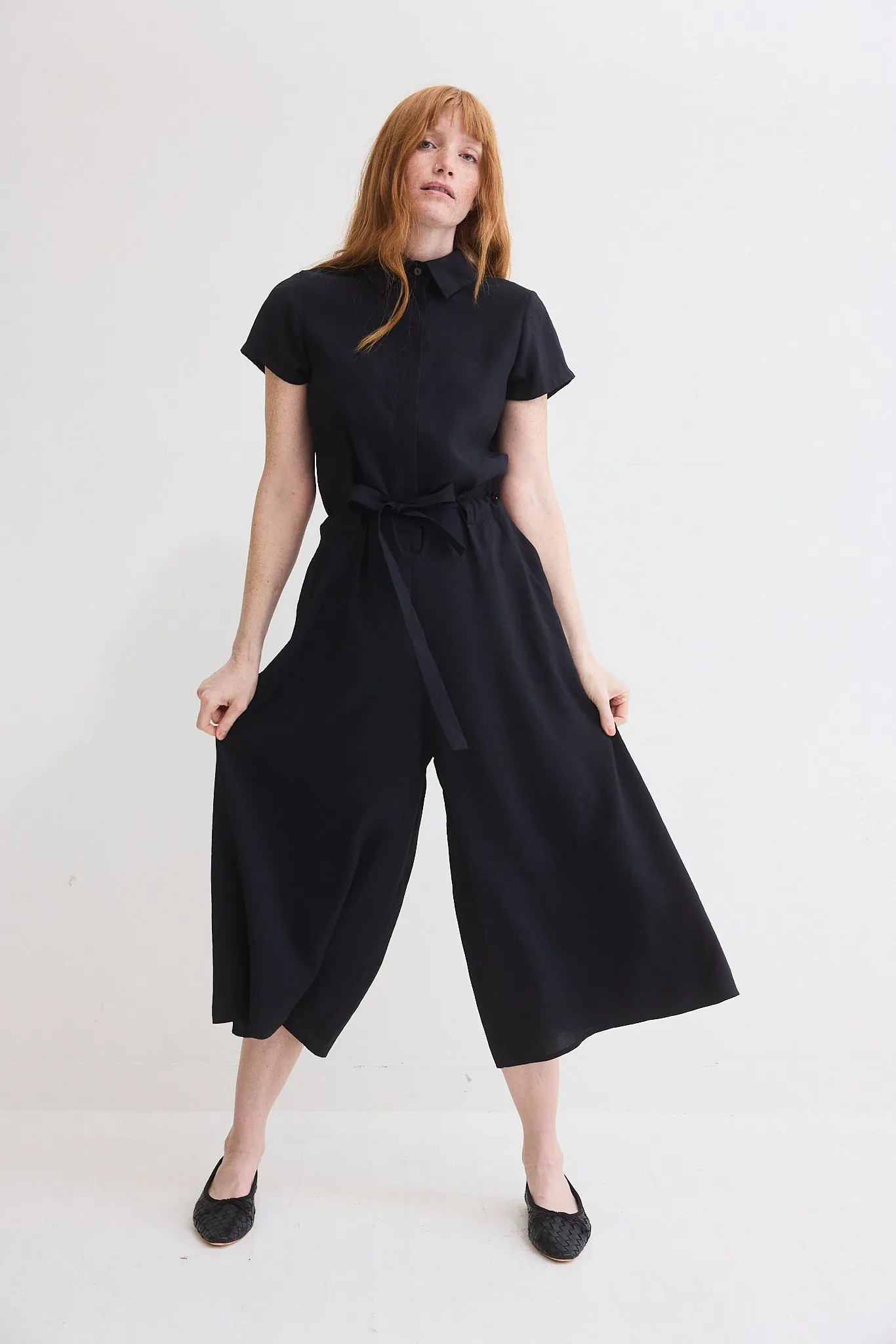 Comfort Zone Cropped Jumpsuit