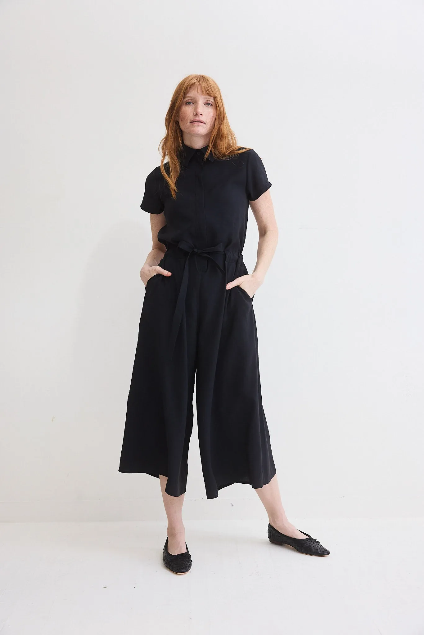 Comfort Zone Cropped Jumpsuit