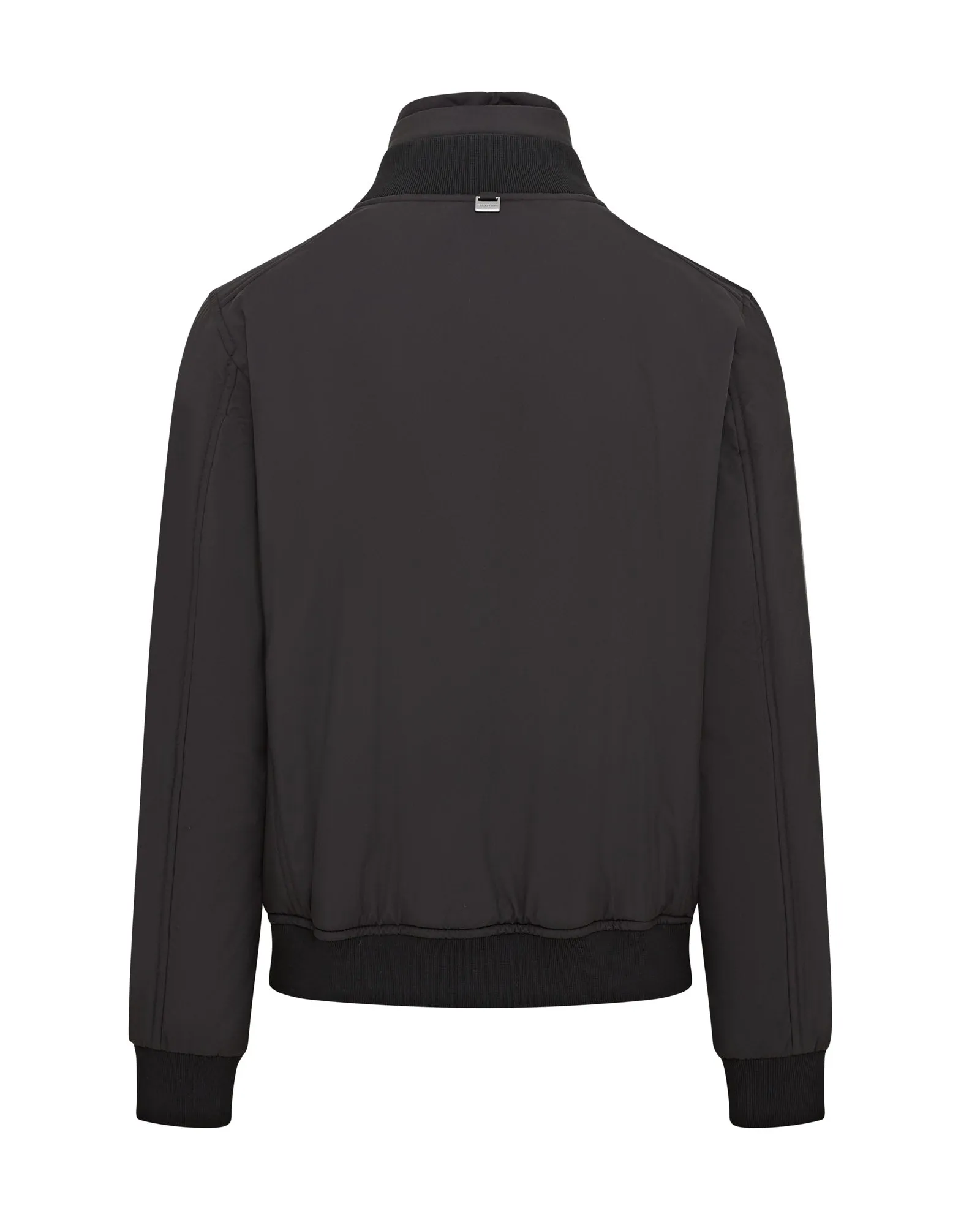 Corneliani TechTouch Bomber With Chest Piece (Black)