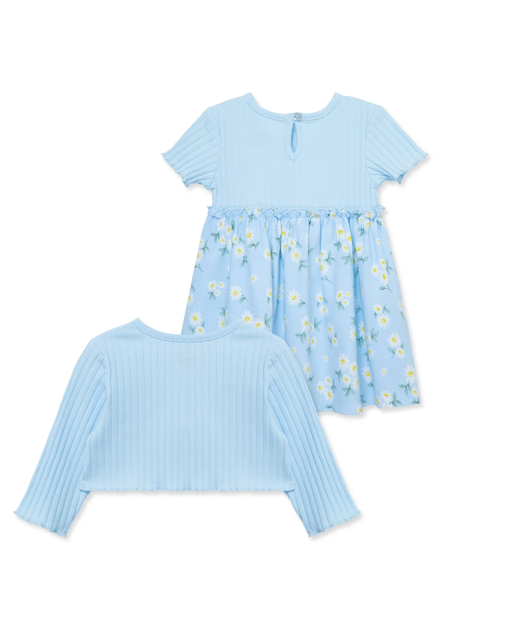 Daisy Knit Dress Set (2T-4T)