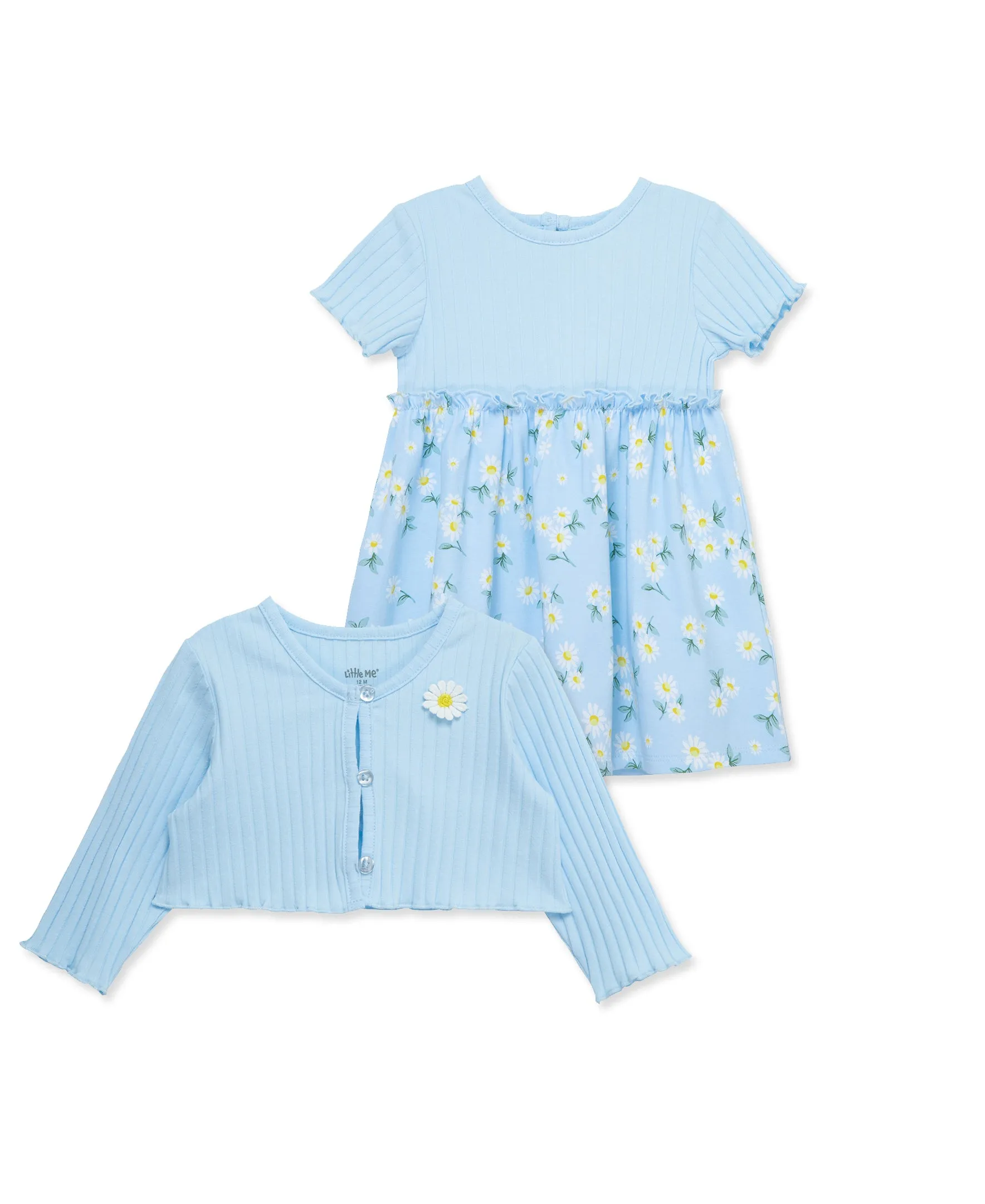 Daisy Knit Dress Set (2T-4T)