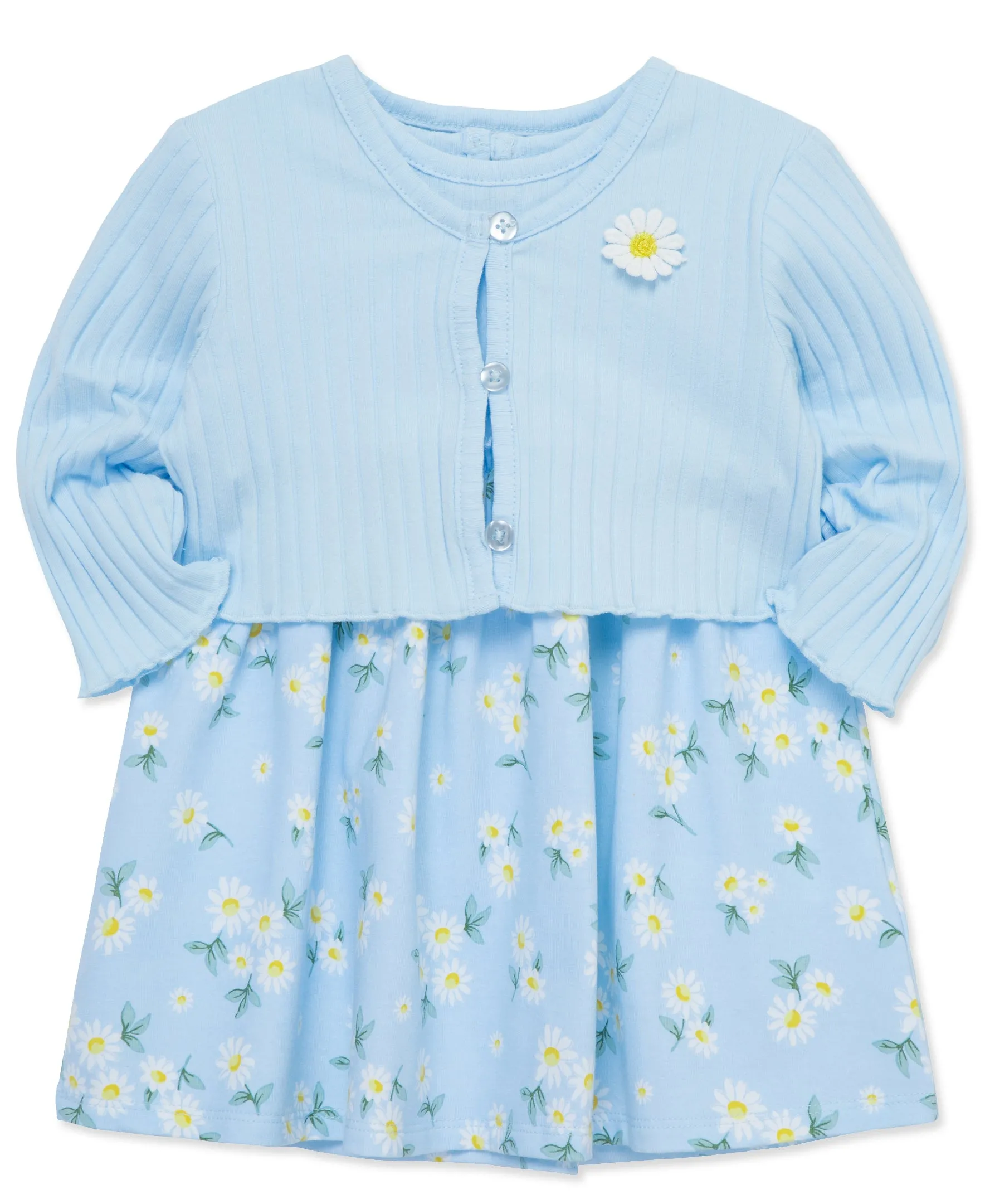 Daisy Knit Dress Set (2T-4T)