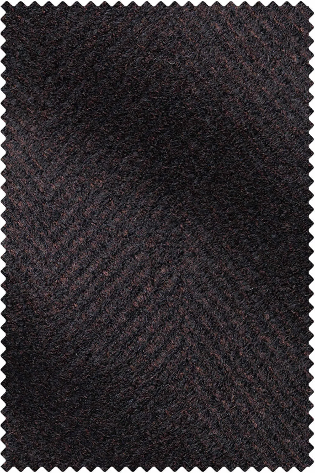 Dark Brown Herringbone