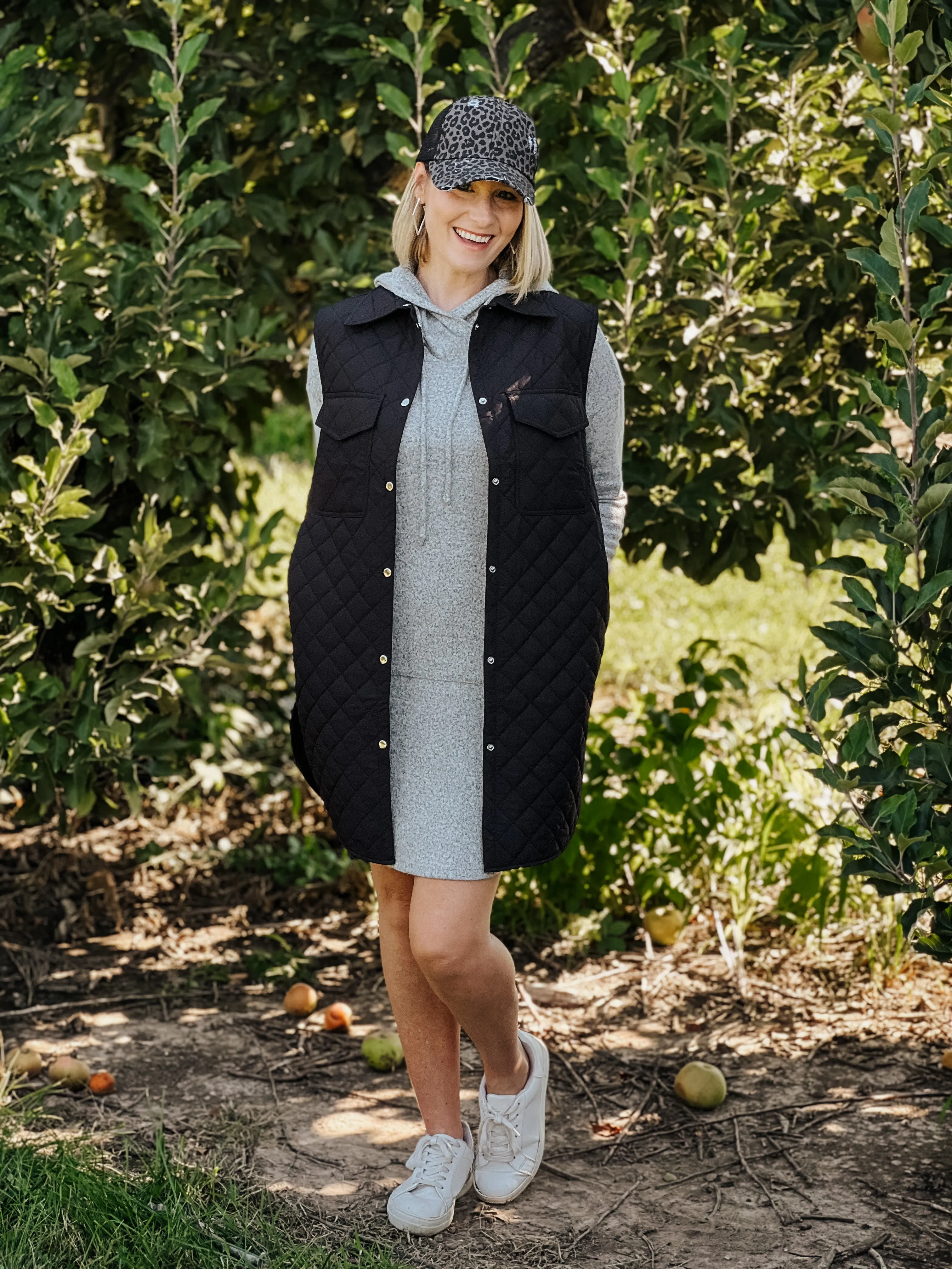 Drawstring Hooded Dress