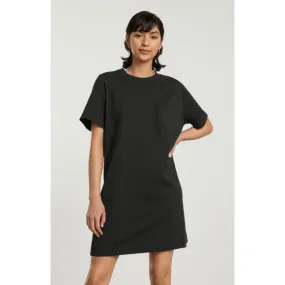 EVERLANE The Organic Cotton Weekend Tee Dress Small Black Short Sleeve