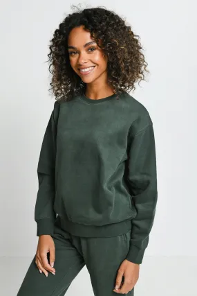 Everyday Comfy Sweatshirt - Forest Green