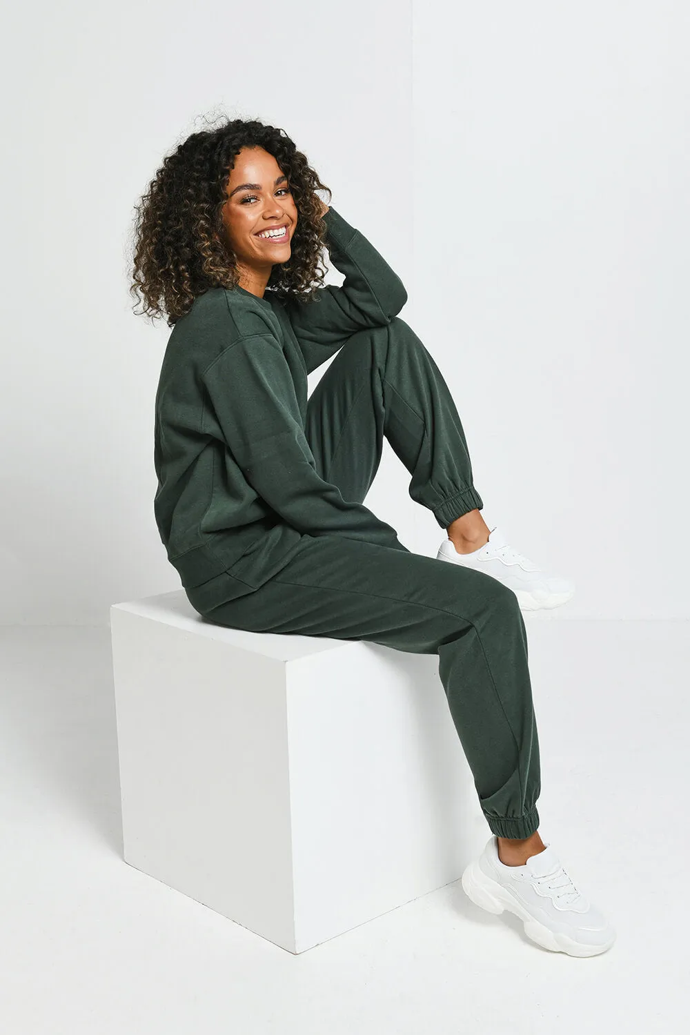 Everyday Comfy Sweatshirt - Forest Green