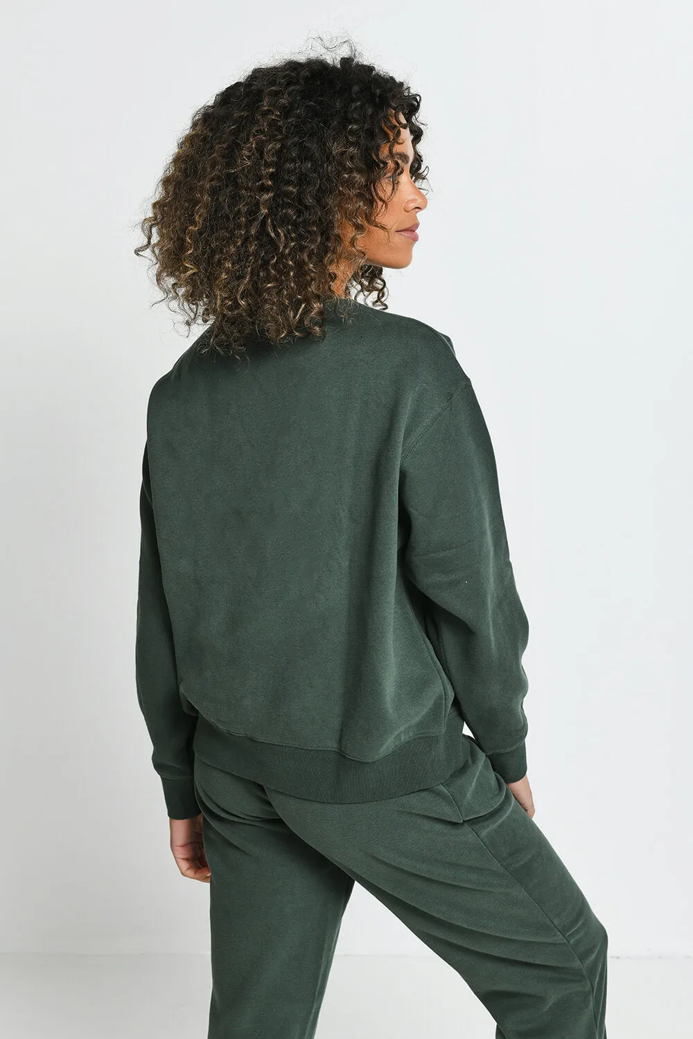 Everyday Comfy Sweatshirt - Forest Green