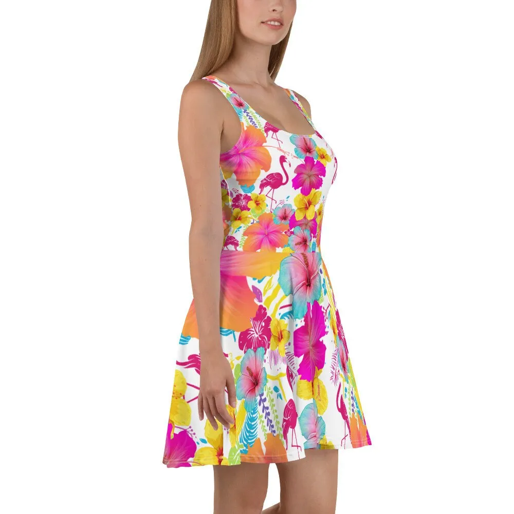 Flamingo Floral Women’s Dress