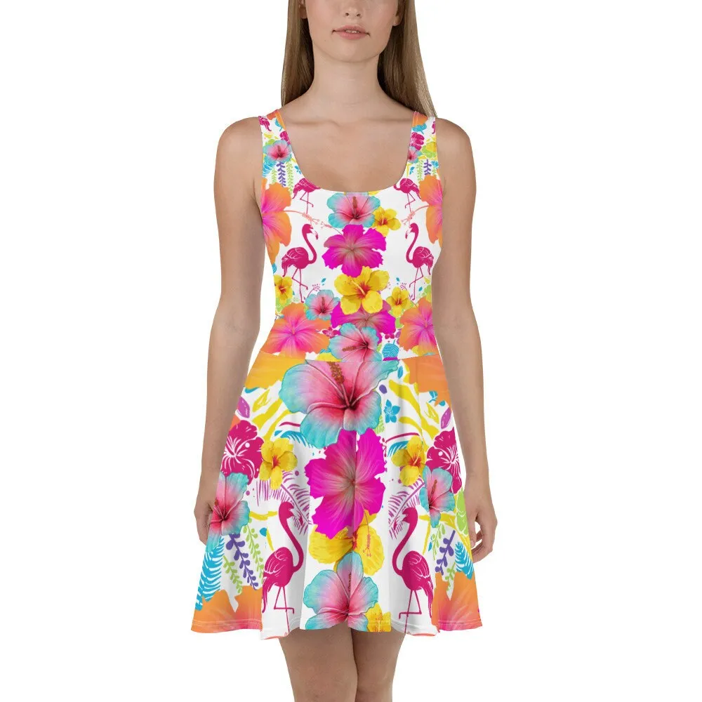 Flamingo Floral Women’s Dress