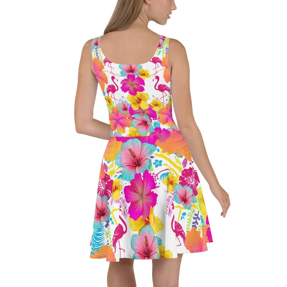 Flamingo Floral Women’s Dress