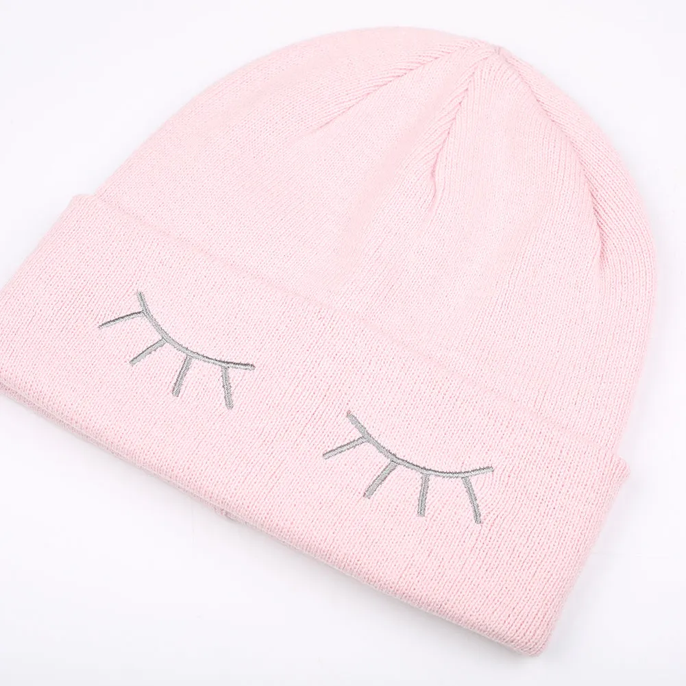 FURTALK Women Winter Beanies Hat Eyes Pattern  Drop Shipping HTWL036