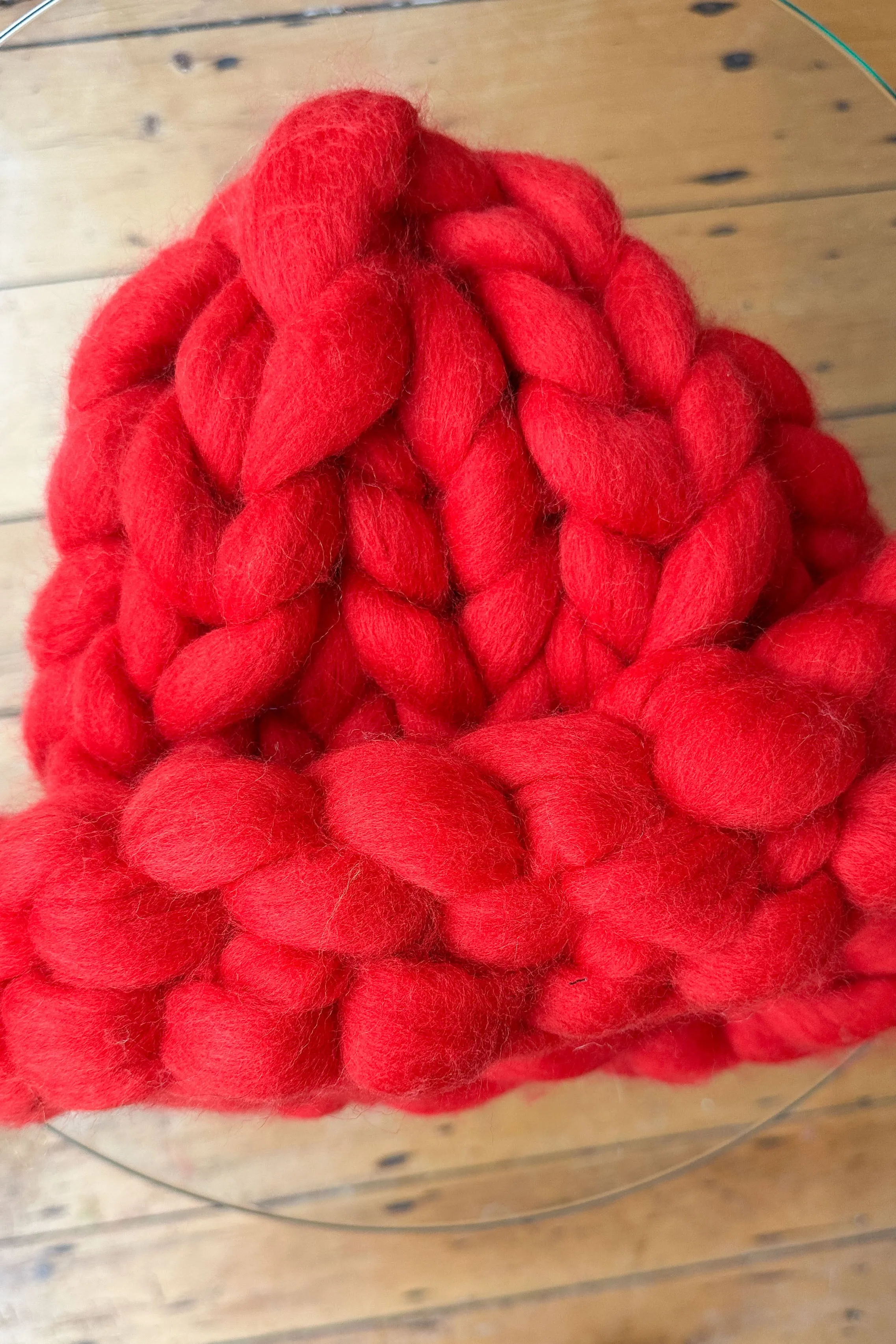 Giant Red Super Colossal Knit Hat (Sample)