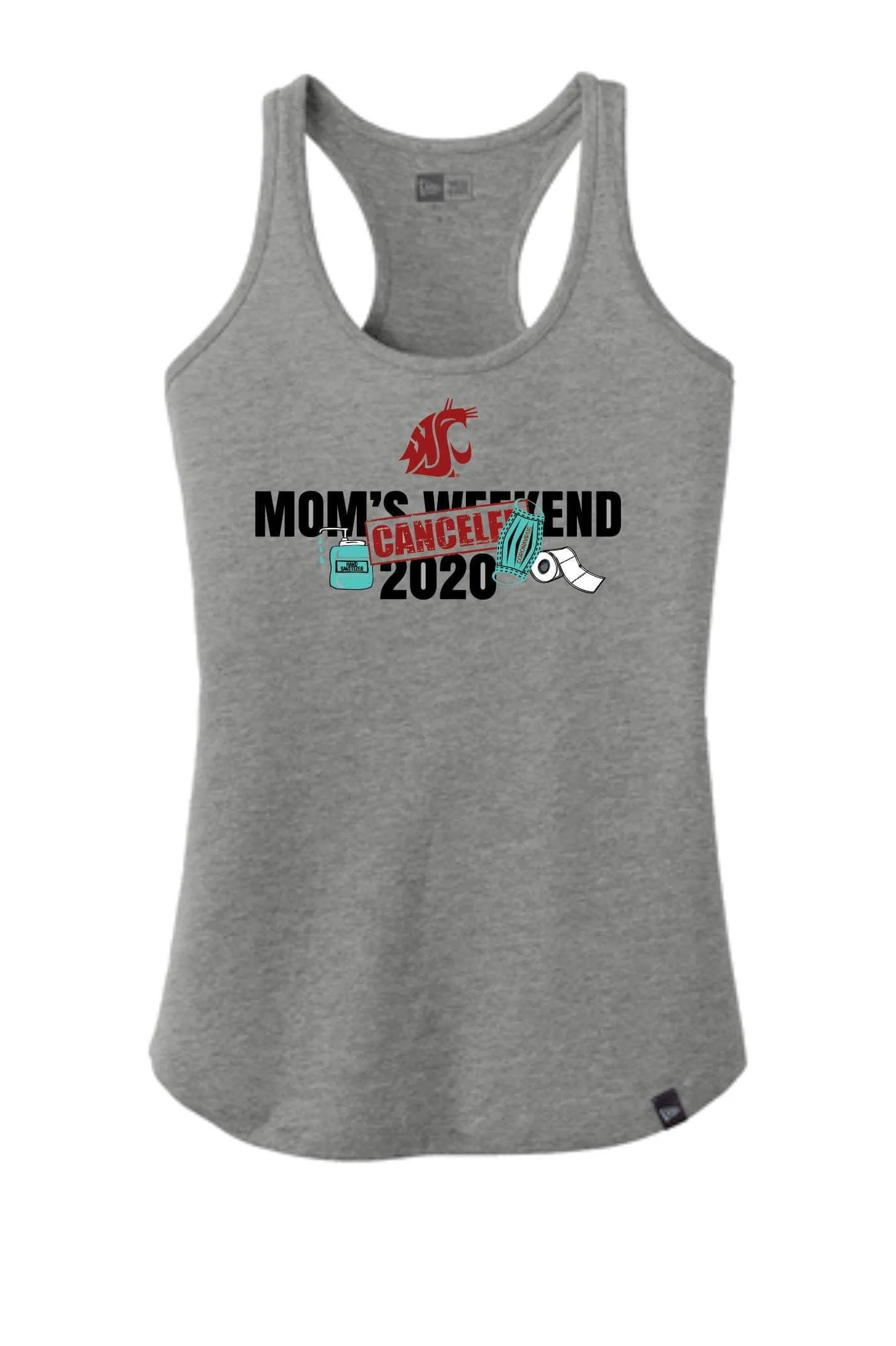 Grey "CANCELED" Mom's Weekend Tank