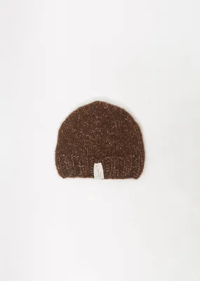 Handknit Echo Hat — Coffee