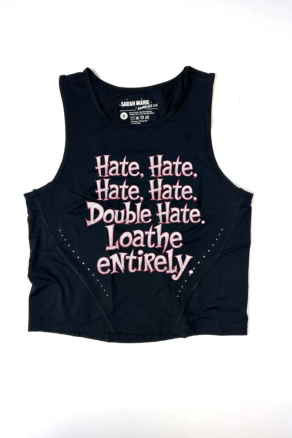 Hate, Hate, Hate Grinch Strider Running Tank Top