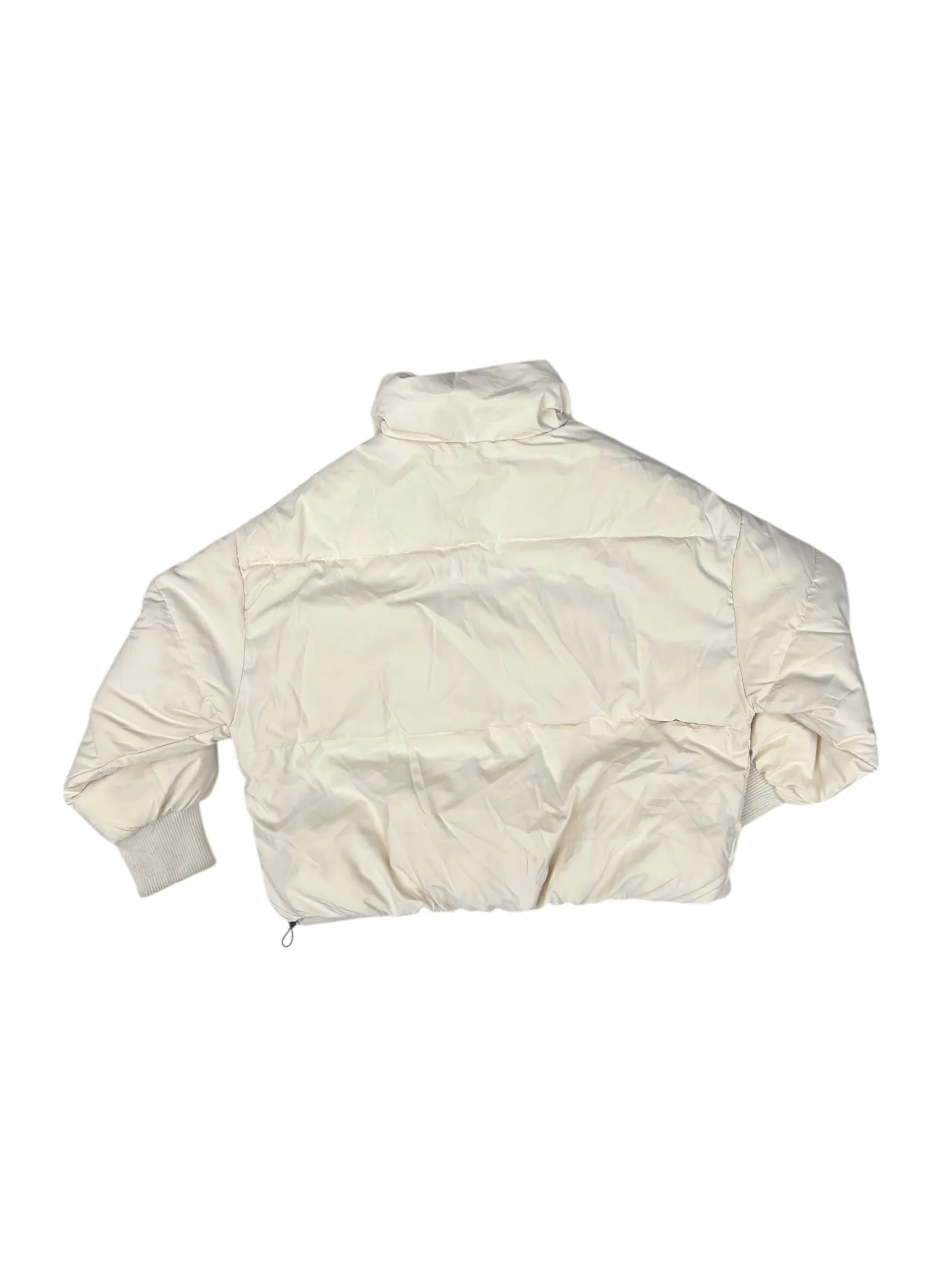 Jacket Puffer & Quilted By Clothes Mentor In Cream, Size: Xs