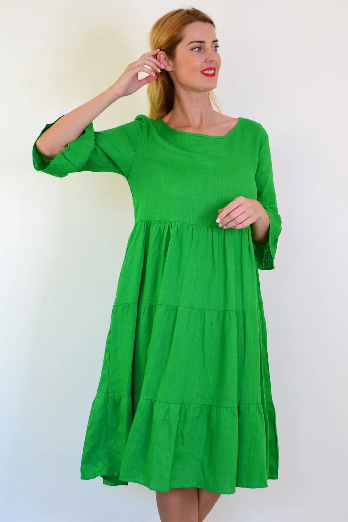 Jade Green Shift Tunic Dress